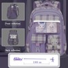 Cute Girls Backpack, Rabbit Bag 16.5 Inch Elementary Bag with