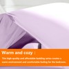 Light Purple Twin Size Comforter Set - 5 Pieces, Bed