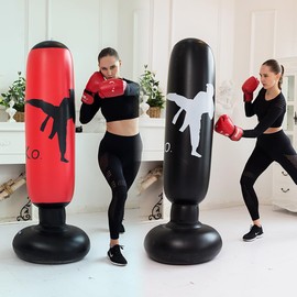 Cedar Eight Air Sandbag, Standing Bag, 63.0 inches (160 cm), Professional Supervised / Heavy Duty PVC, Boxing, Punching Bag, Stress Relief, Exercise, Diet, Home Training, Indoor, Karate, Taekwondo