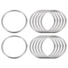 sourcing map Pack of 12 O Rings Stainless Steel 304