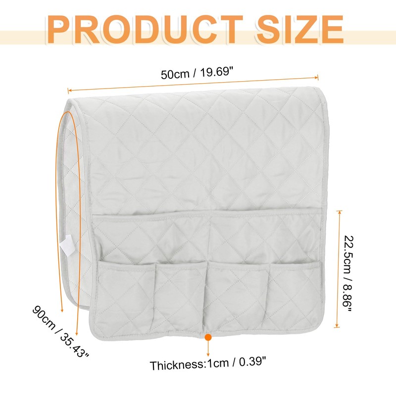 sourcing map Couch Sofa Armrest Organizer Non-Slip Chair Arm Recliner