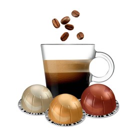 Coffee Capsules [10Pods x 3Pack] (30 Count, Vanilla + Caramel + Hazelnut)