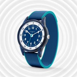 Cander Berlin MNA 0130 L Children's Watch Velcro Wristwatch Children Girls Boys 3 ATM Waterproof Learning Watch Analogue, Strap.