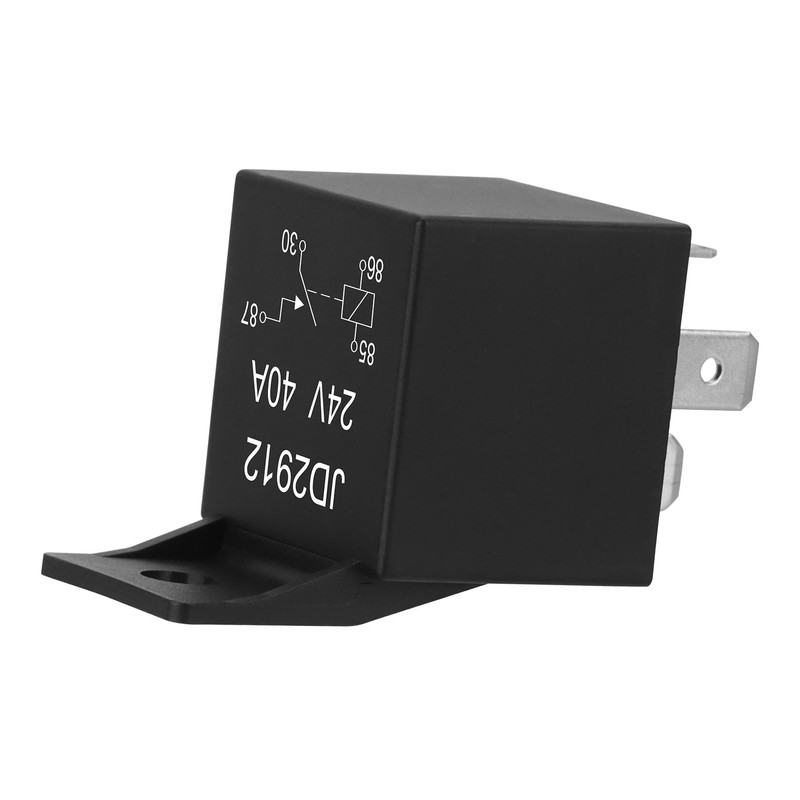 Weasch 2 Pack JD2912 Car Relay, 24V 40A, 4 Pins
