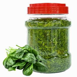 JTEDZI Dehydrated Dried Spinach Flakes, 8.8 Oz/250g Chopped Dehydrated Spinach Leaves for Cooking, All Natural, No Additives