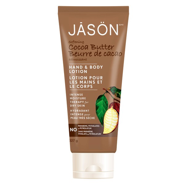 Jason Hand & Body Lotion, Softening Cocoa Butter, 8 Oz