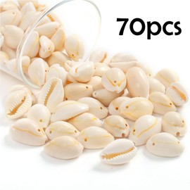 Herzwild Shells with Holes, Perfect for Crafts, Decoration or Jewellery Making, 17–20 mm