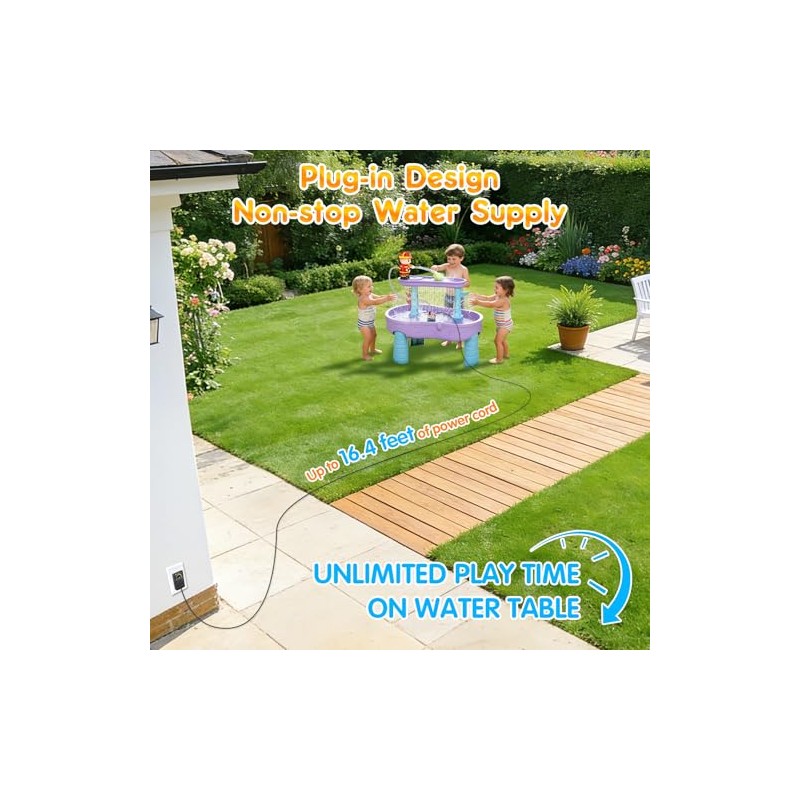 WITALENT Water Table Pump, Fireman Water Pump for Water Table