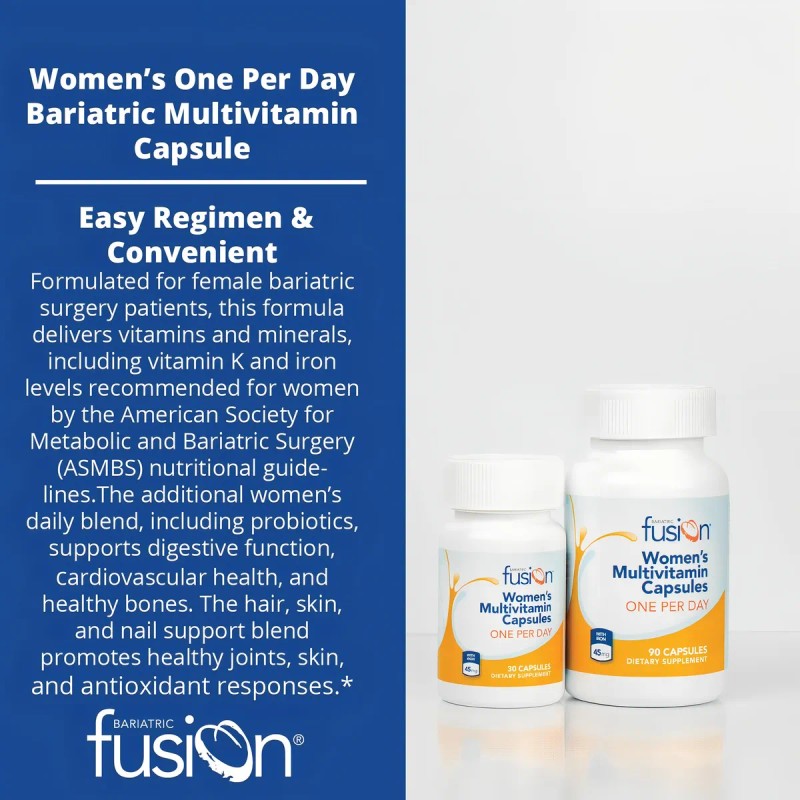 Bariatric Fusion Women´s Multivitamin One Per Day 30 Cáps Sabor