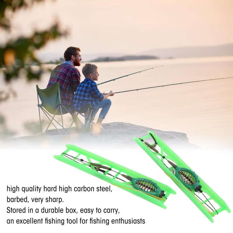 Alomejor Fishing Inline Feeder Cage with Lead Sinker Durable Fishing