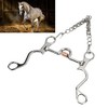 Pelham Horse bit, bocado de Cobre de Acero Inoxidable para