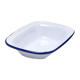 Zodiac 9078 Enamel Pie Dish 18 cm x 13 cm/7 x 5-Inch