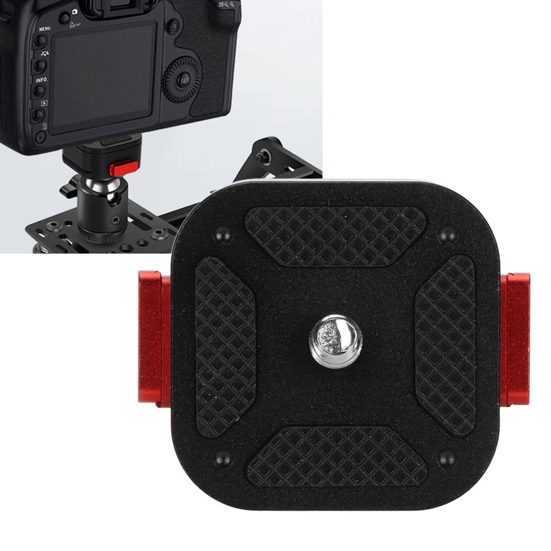 Mini Quick Release Plate 1/4 Screw Hole Holder Camera Quick