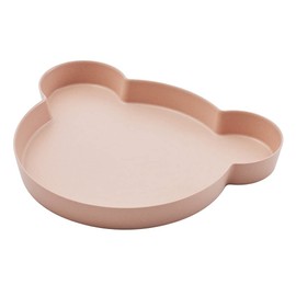tak BIO KIDS DISH plate bear Tuck Bio Kids Dish Plate, Bear, Coral JTN-2110-CR