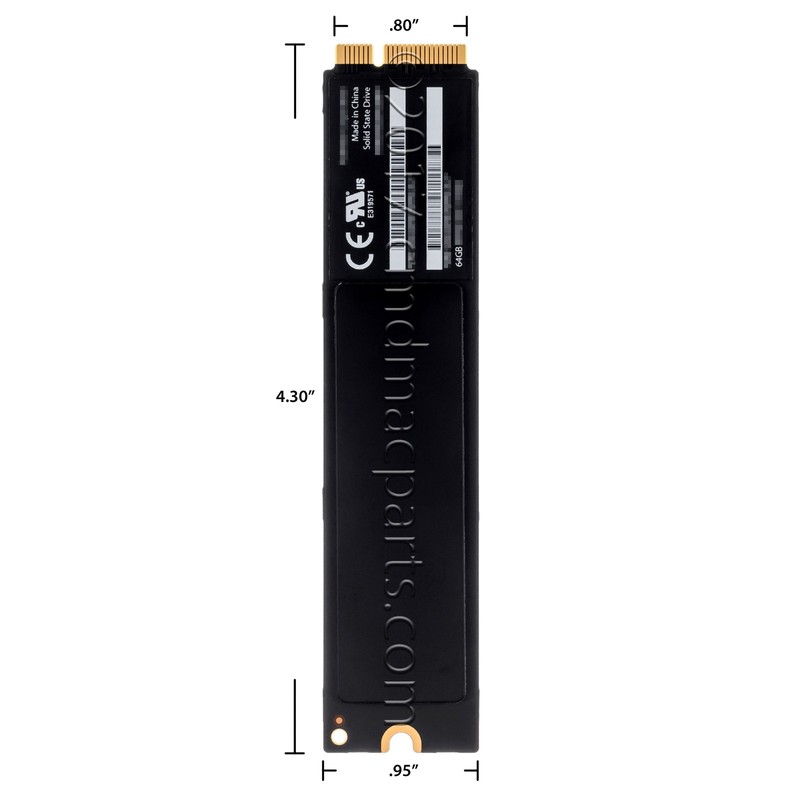 Odyson - 64GB SSD Replacement for Apple MacBook Air 11"