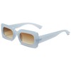 SOJOS SJ2160 Women's Retro Vintage Stylish Colourful Rectangular Sunglasses Festival