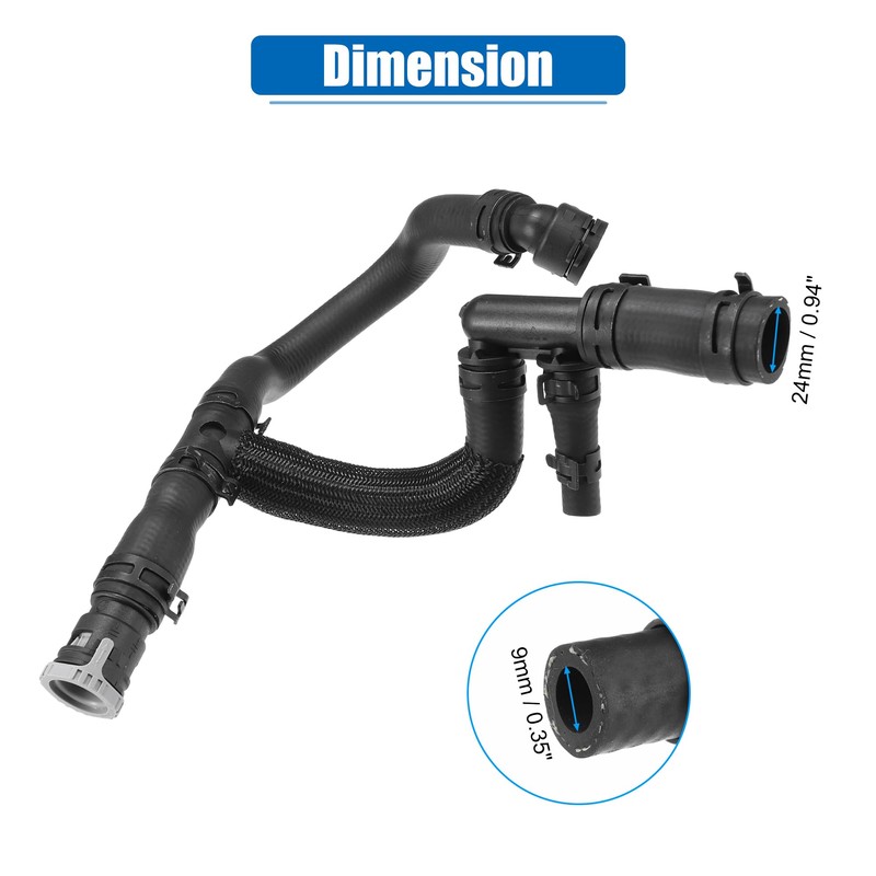 uxcell HVAC Heater Hose for Ford Escape 1.6L L4-Gas 2013-2016