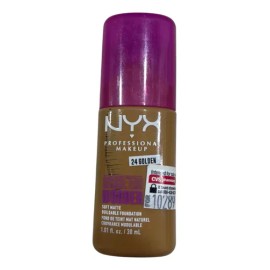Base Líquida Nyx Make 'em Wonder, Acabado Natural 24 Golden