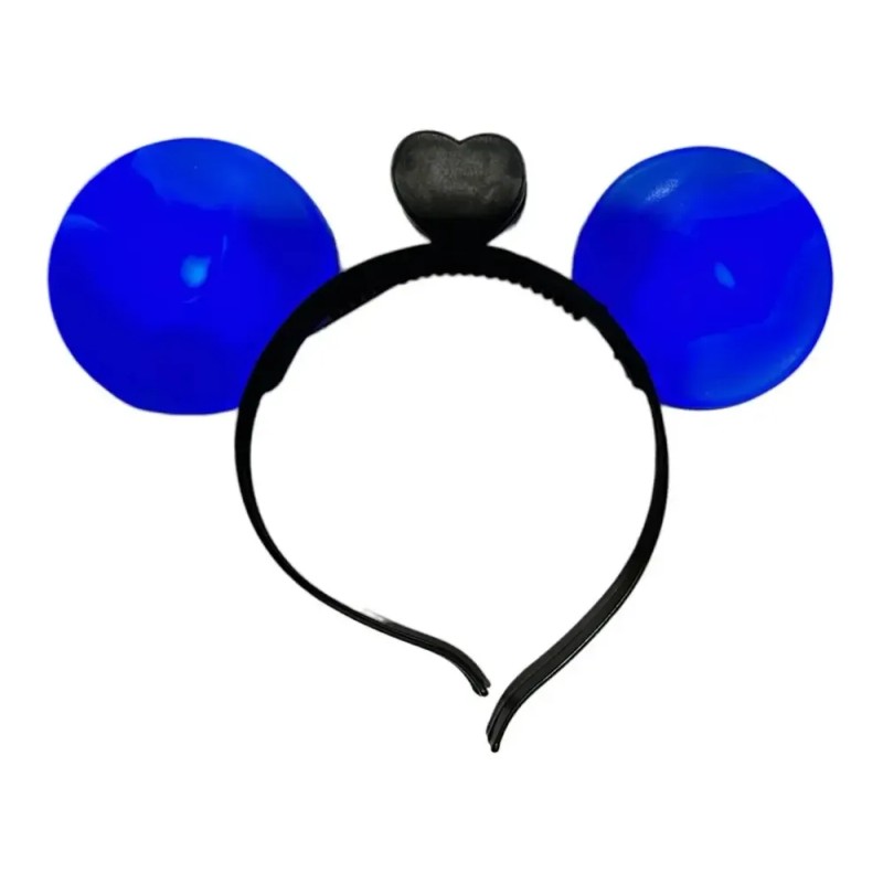 15 Diadema Orejas Mickey Luz Led Luminosa Fiesta Batucada