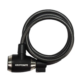 Kryptonite KryptoFlex Bike Lock Cable, 5FT Long 8mm Thick Braided Steel Cable Anti-Theft Security Lock for Outdoor Equipment, Combination/Key Bike Lock