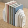 Brillantreal Decorative Resin Bookends, 5LB Heavy Bookends Set of 2