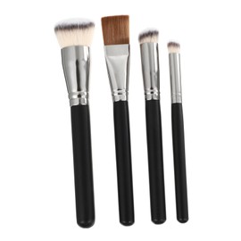 IWOWHERO Makeup for Concealer and Foundation 4pcs Brush Set Professional Supplies
