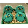 Faux Grinch Cookies With Box