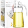 Marbrasse Oil Dispenser for Kitchen,20 OZ /600ml Leakproof Glass Oil