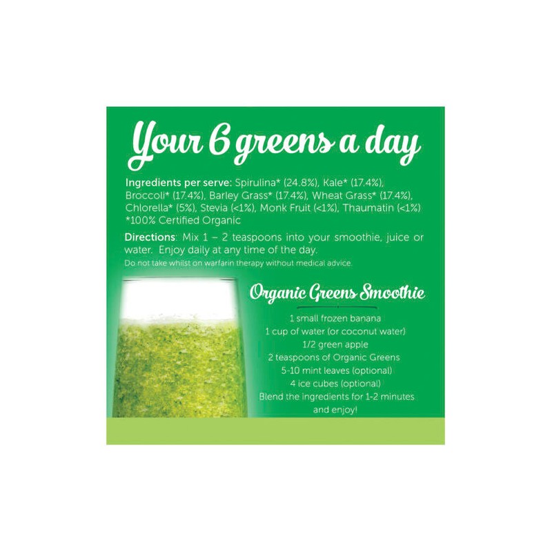 Vital Organic Just Greens Powder 200g