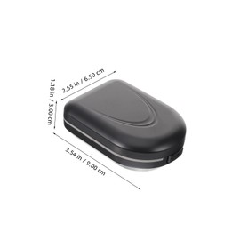 ORFOFE Hearing Aid Holder Hearing Aid Case Box for Protection Small Hard Case Lightweight Container Shockproof