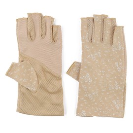 JURUAA Womens Sun Screen Gloves UV Sun Gloves UPF Lightweight Gloves UV Driving Gloves Khaki