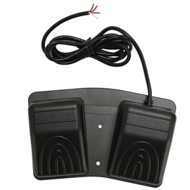 Double Foot Switch High Power Self Locking 2 Wire Foot Pedal Switch for Appliance Industrial Equipment 250V AC 16A