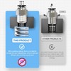 TAILONZ PNEUMATIC 1/4"OD Straight Push to Connect Fittings Pneumatic Fittings