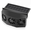 CYDZSW Car Solar Powered Window Exhaust Fan,Car Air Purifier,Car Solar