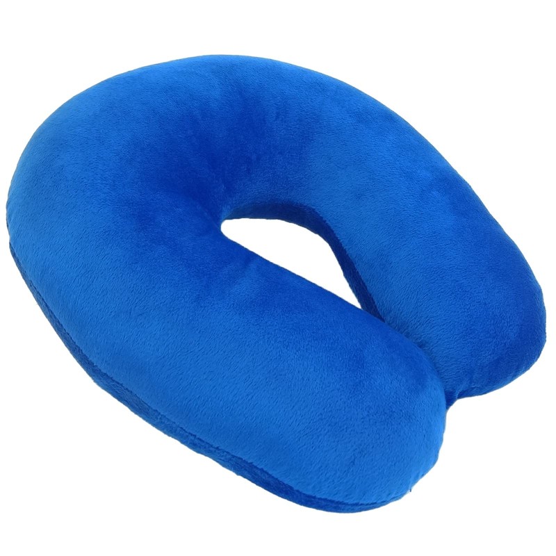 Wolf Essentials Adult Cozy Soft Microfiber Neck Pillow for Travel