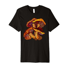 Reishi Mushroom Stained Glass Premium T-Shirt