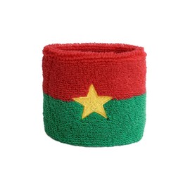 Sweatband – Flag of Burkina Faso Flag FRITZE® + Free Sticker