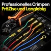 SOMELINE SOMELINE? Crimpzangen Set, 12 Arten [0,25-2,5mm2] Flachsteckhlsen Set, Flachsteckhlsenzange,