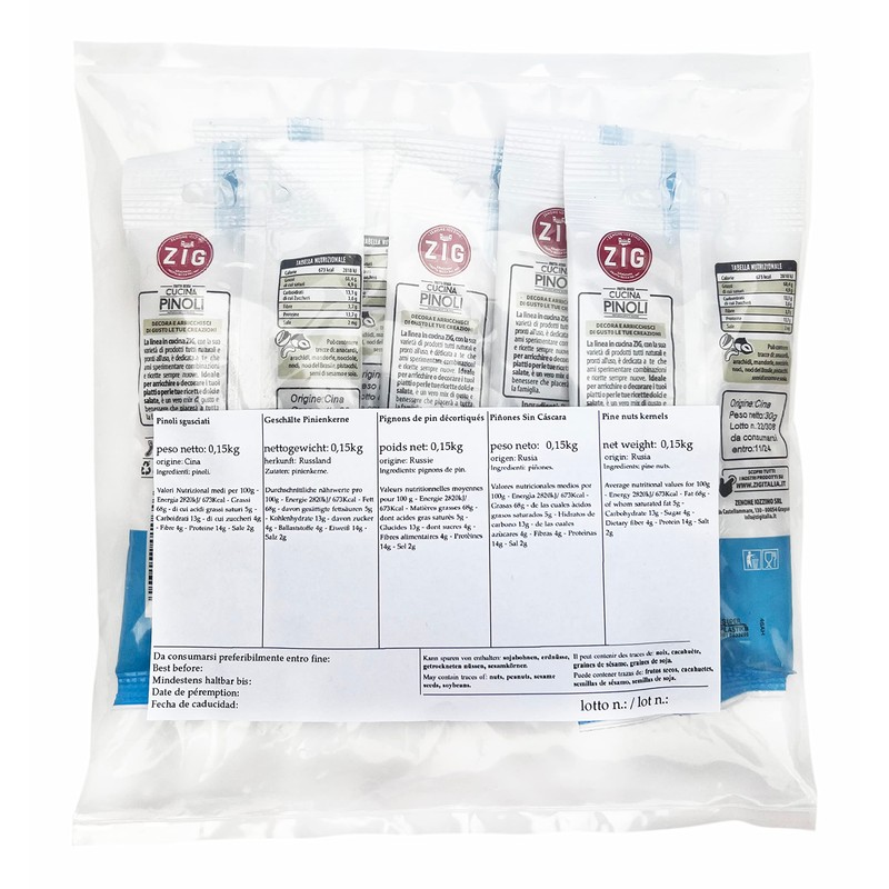 ZIG - Pinoli sgusciati 150g - Monoporzione in Cucina (5