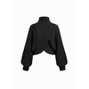 CIDER Cropped Sweaters for Women Turtleneck Sweater Long Sleeve Ribbed