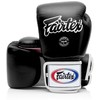 Fairtex - Guantes de Entrenamiento Estilo Muay Thai (Negro/Blanco/Rosa, 12