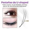 Blister Extensiones De Pestañas Itntfn U-shaped Yy Lash