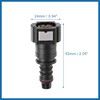 A ABSOPRO 2pcs Car Fuel Line Quick Connector for 3/8