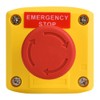 Red Sign Emergency Stop Push Button Switch IP65 Waterproof SP
