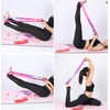 MKKM Yoga Mat Carrying Strap, Adjustable Loops, Pink and Purple