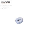 DTGN 10pcs M4x4mm(DxH) Knurling Nuts for Furniture and Equipment Thumb