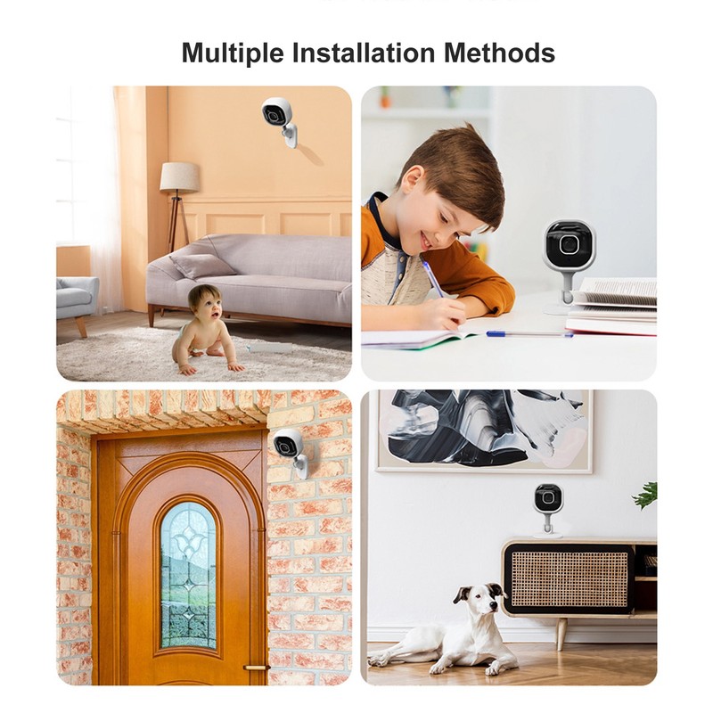 WiFi Monitoring Camera 360 Degree Panoramic View Motion Detection Smart