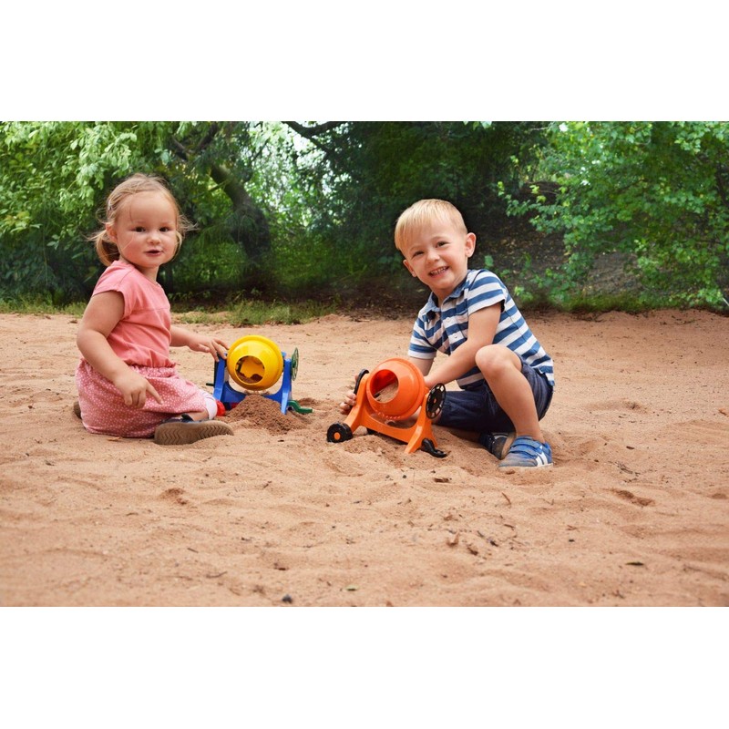 Lena 5009 x Toy Small, Sandpit, Hand Concrete Mixer with