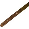 Berne Workwear Men's Leather Belt with Canvas Insert, brown, 40