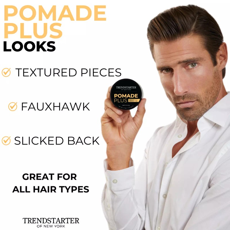 TRENDSTARTER - POMADE PLUS - Medium Hold - Medium Shine
